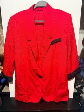 Red vintage blazer
